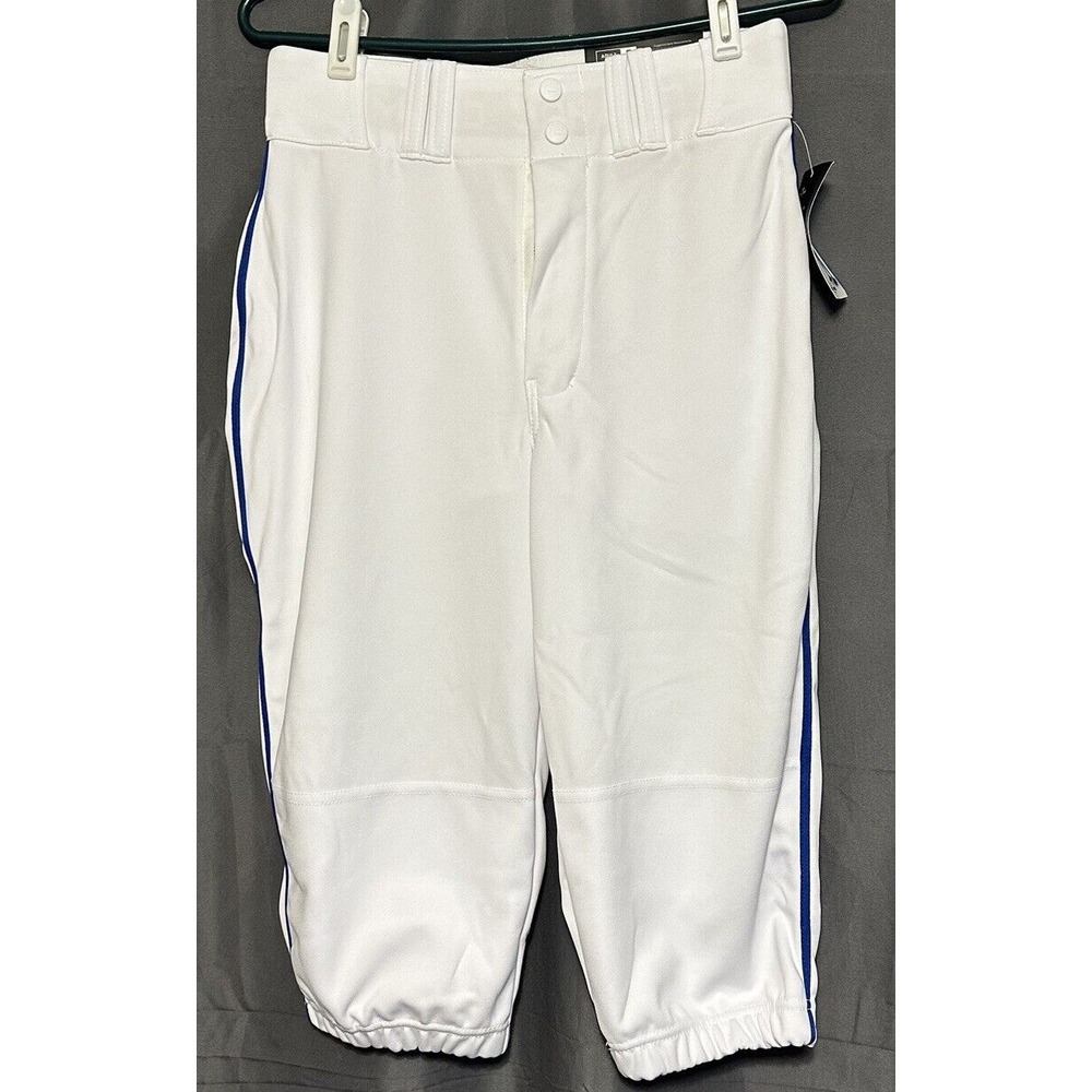 Champro Adult Triple Crown Knicker Baseball Pant White Blue Stripe Medium New - Picture 1 of 15